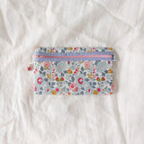 Pencil Case - Grey Betsy with Thin Stripe